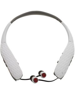 Lucid Audio HLT-NHE-BT-P AMPED HearBand with Bluetooth & Microphones (White)