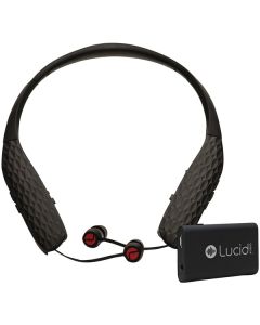 Lucid Audio HLT-EARBUD-HS-TV HearBand with Bluetooth, Microphones & TV Streamer (Black)