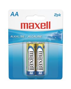 Maxell 723407 - LR62BP Alkaline Batteries (AA; 2 pk; Carded)